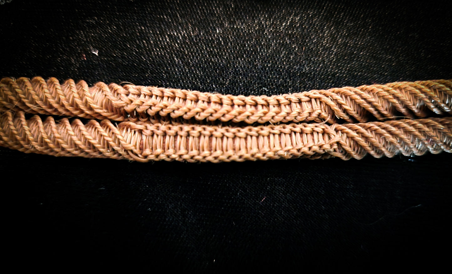 Antique Victorian Mourning Hair Watch Chain