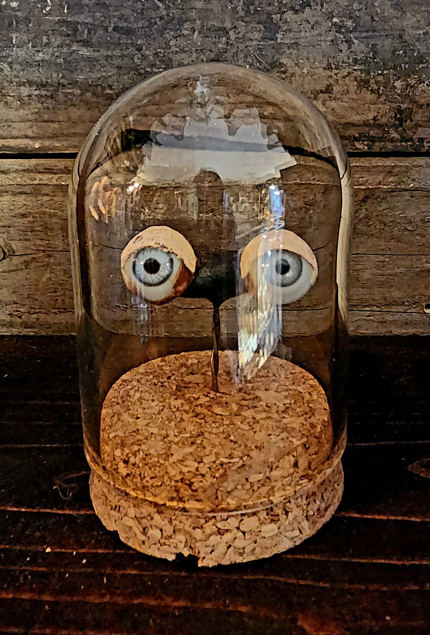 Antique Hand Blown Glass Doll Eyes