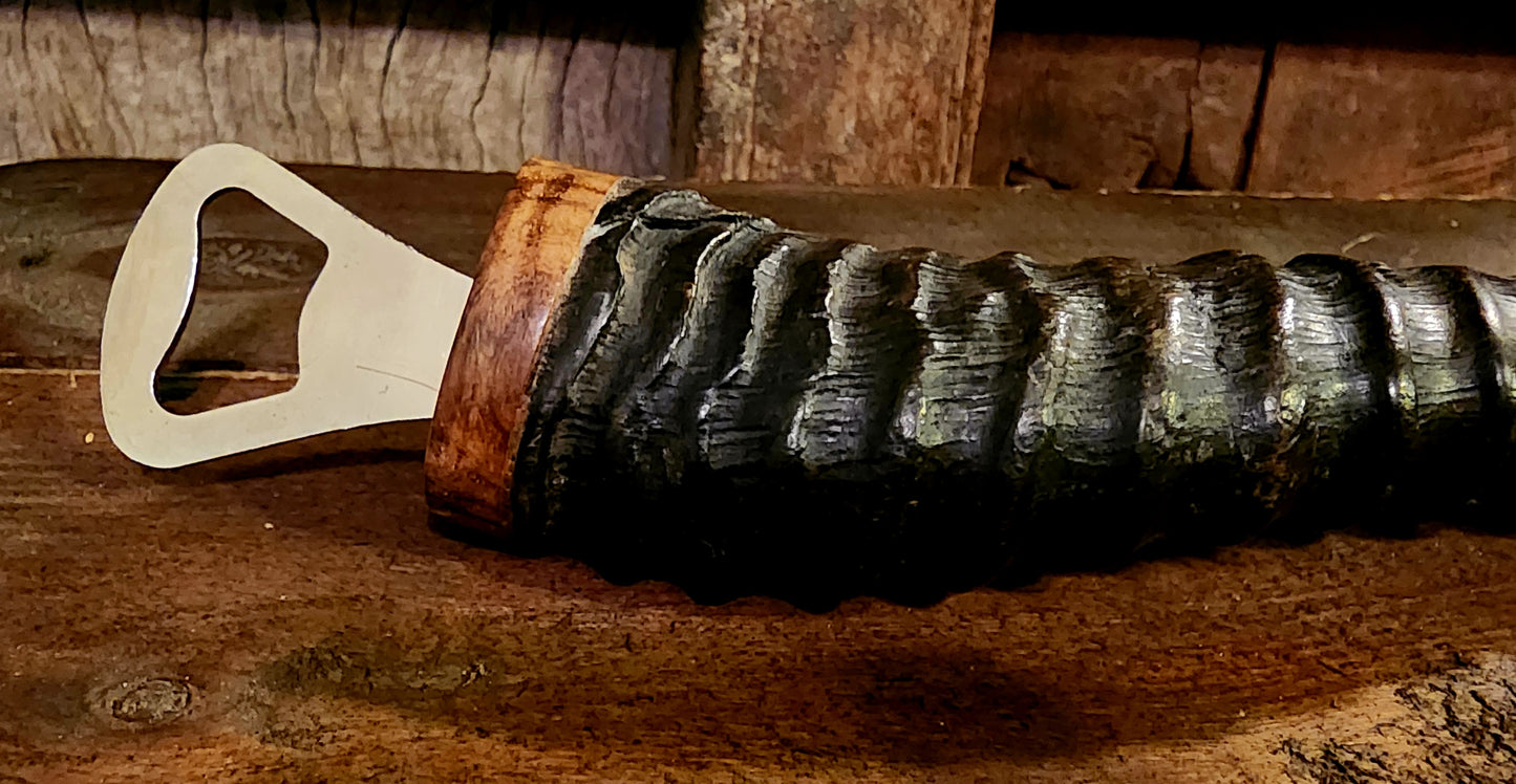 Springbok Horn Bottle Opener