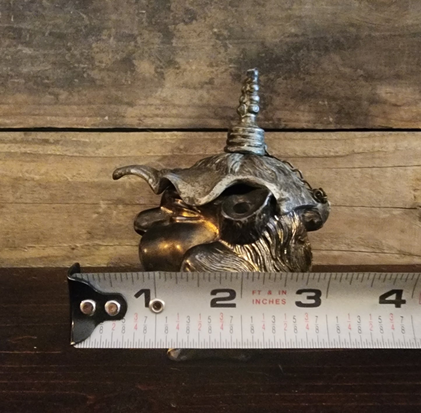 Antique Devil Lighter/Incense Burner with Snuff Cap