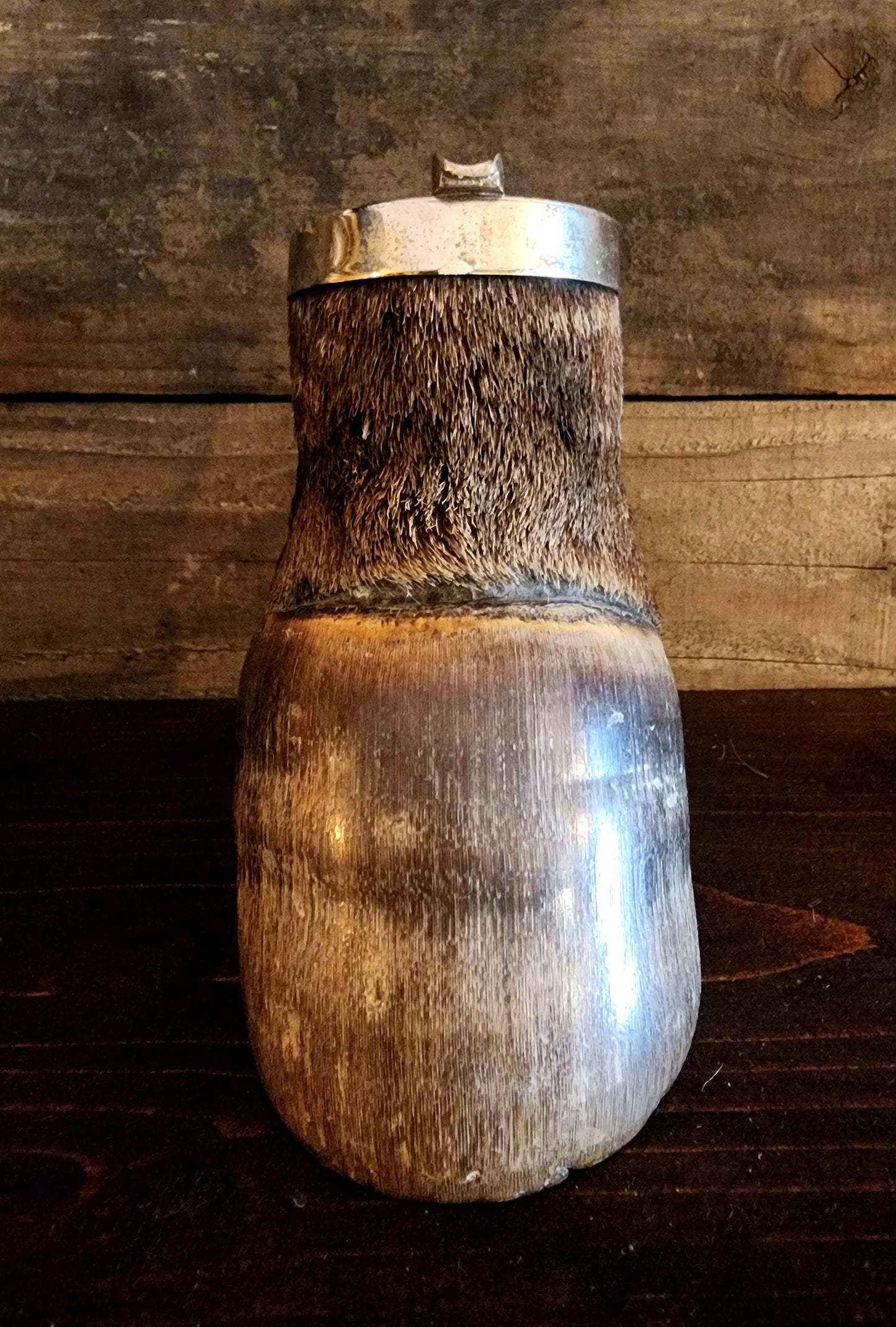 Vintage Taxidermy Zebra Hoof Ashtray