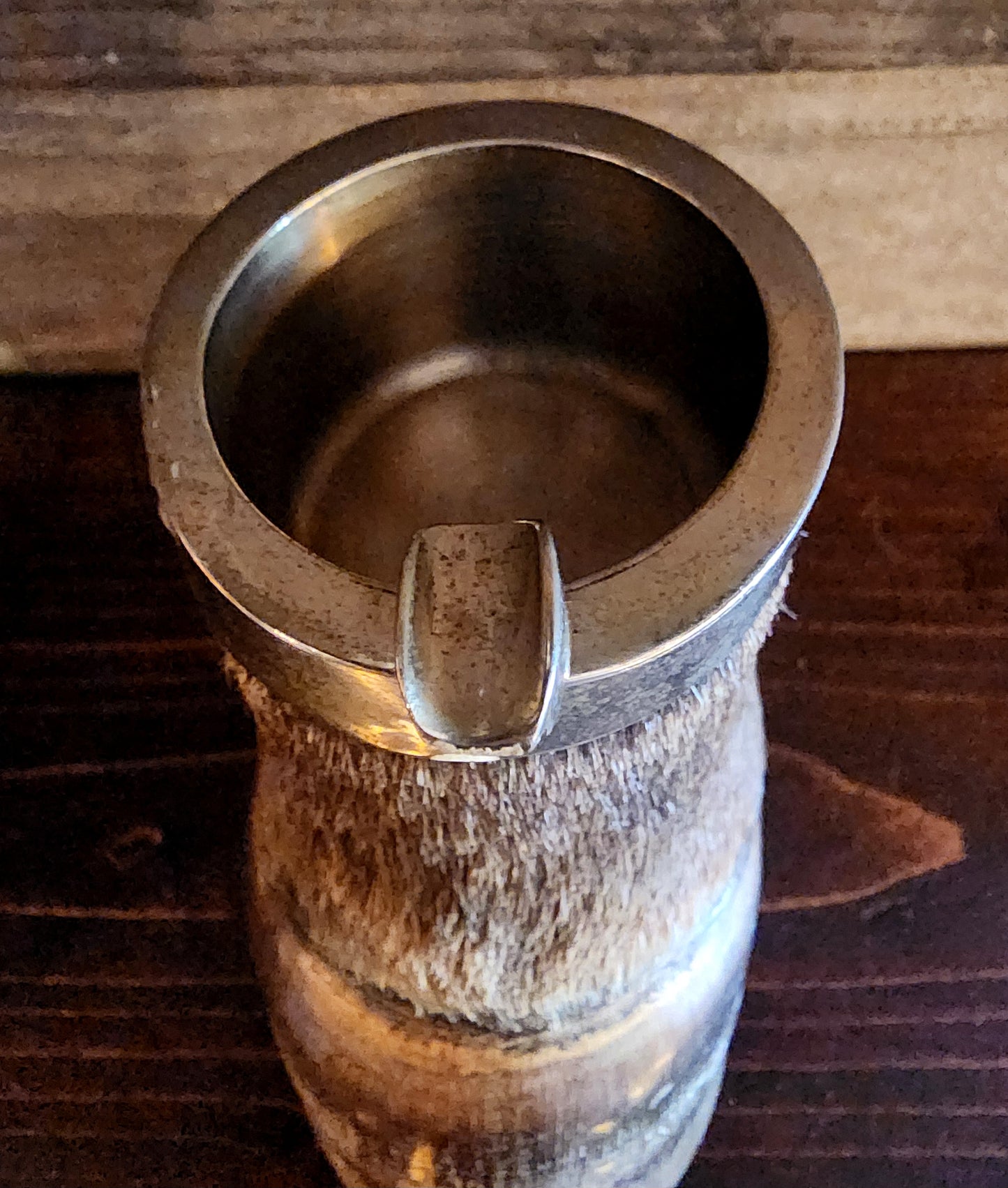 Vintage Taxidermy Zebra Hoof Ashtray