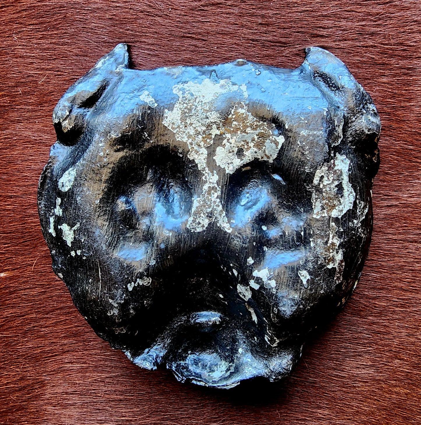 Vintage Cast Iron Bulldog Tray