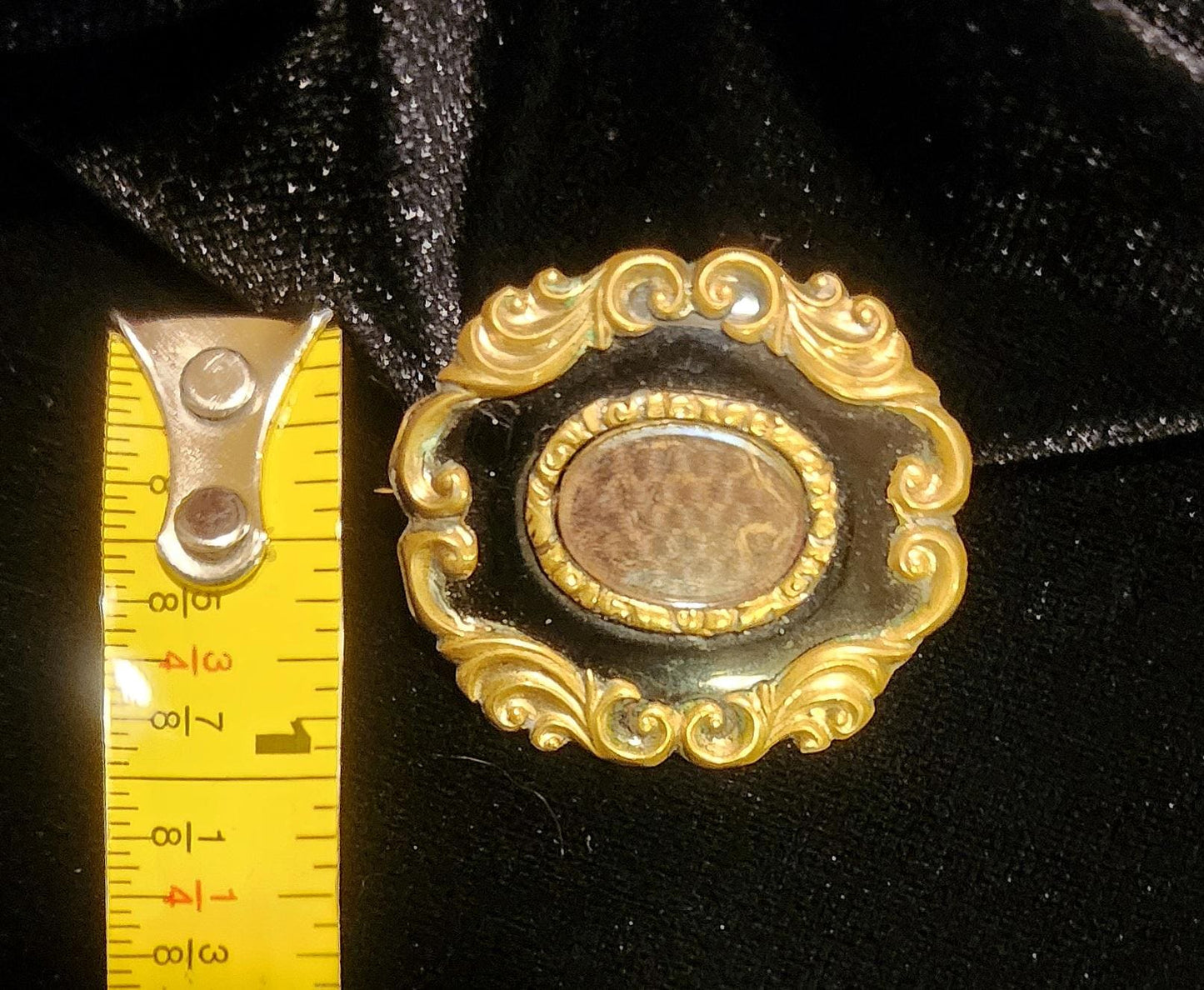 Mourning Hair Brooch/Pin