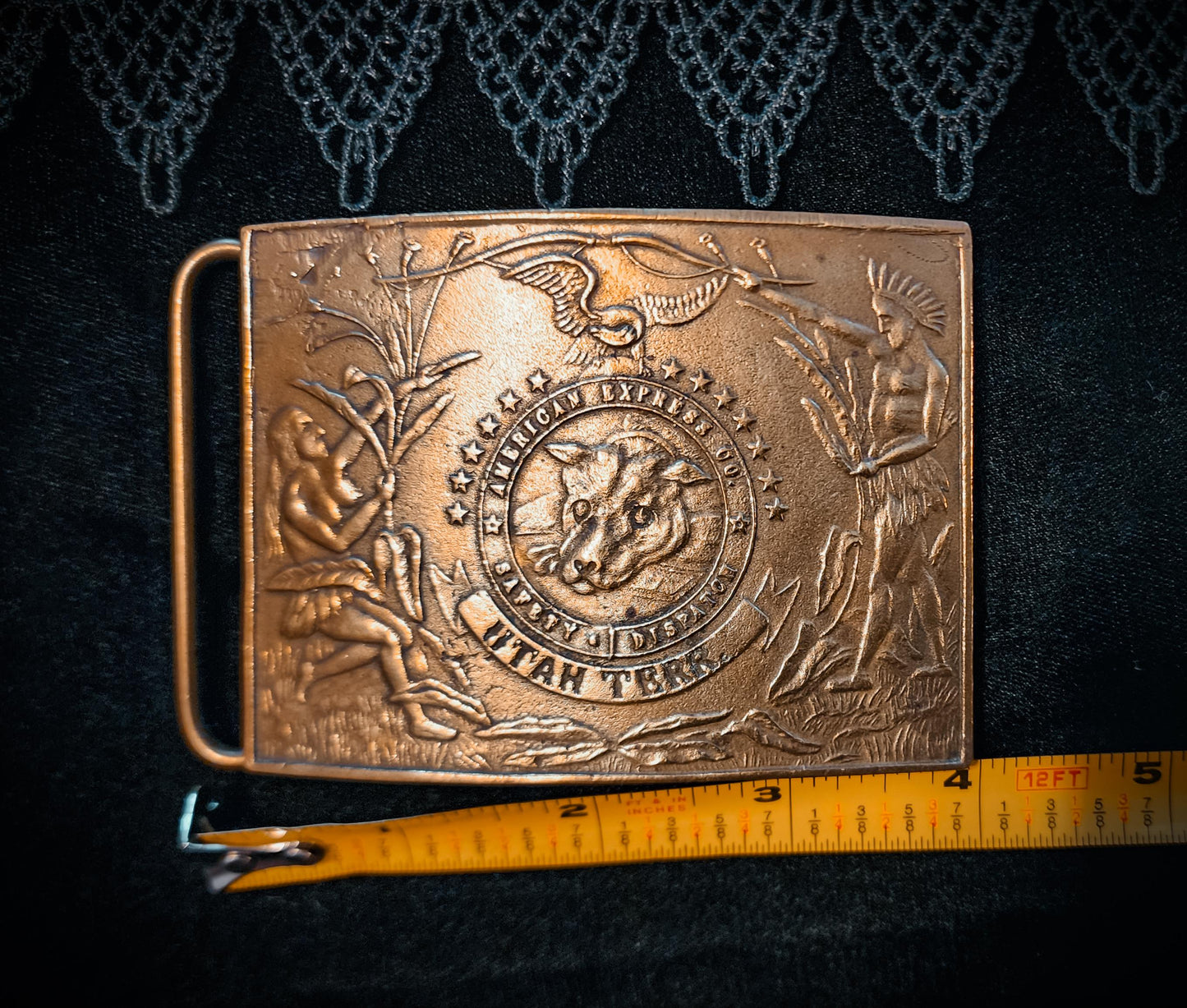 American Express Safety Dispatch Belt Buckle