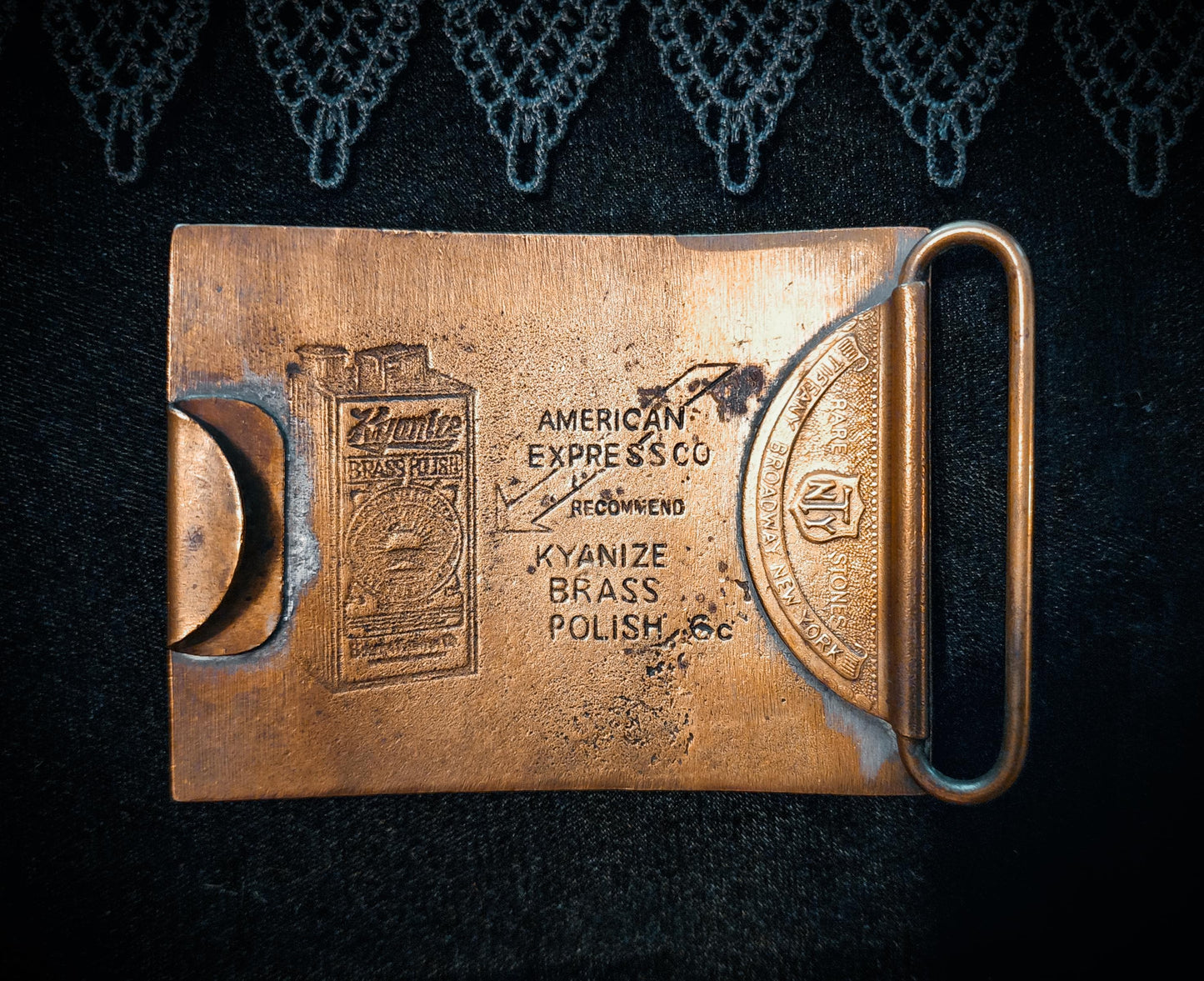 American Express Safety Dispatch Belt Buckle