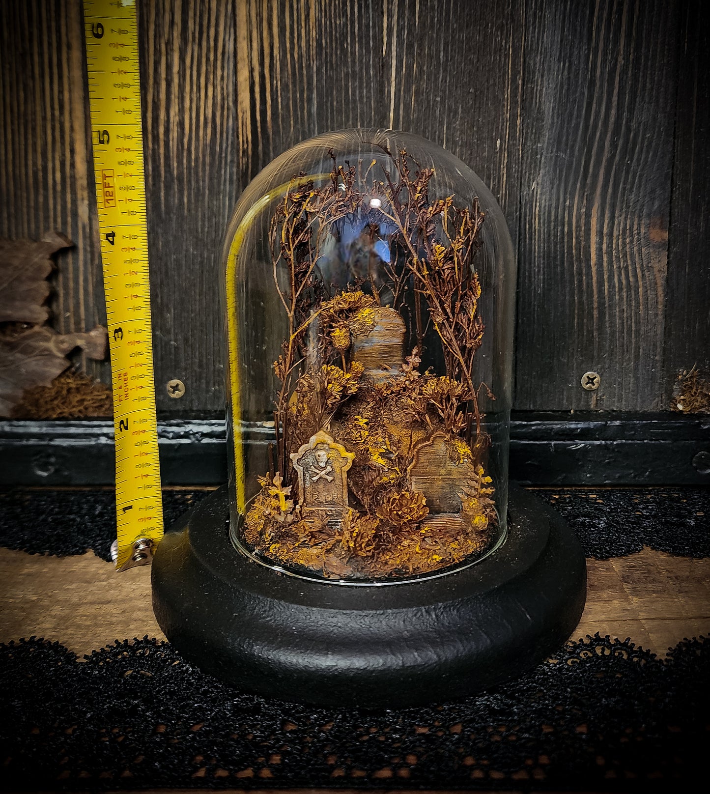 Miniature Cemetery Glass Display Dome