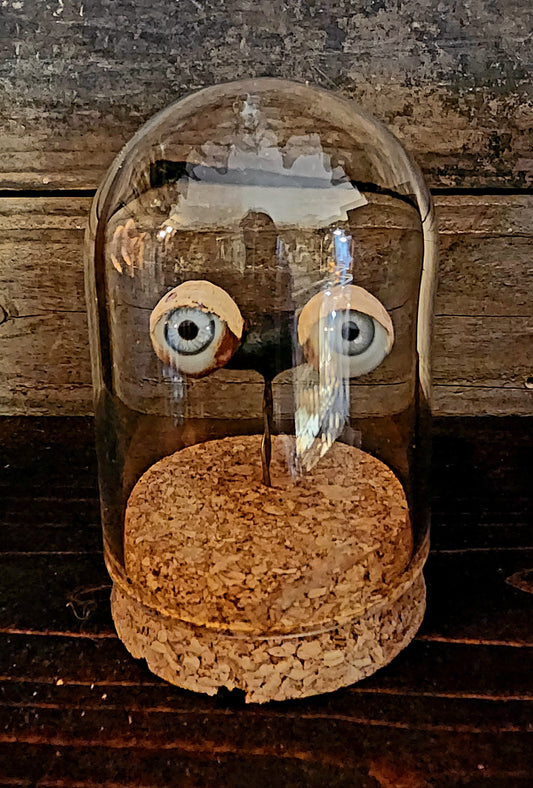 Antique Hand Blown Glass Doll Eyes