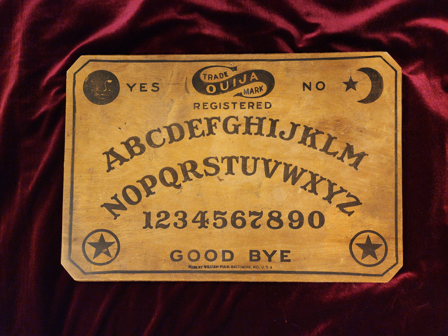 Antique 1910's-1920's William Fuld Ouija Board