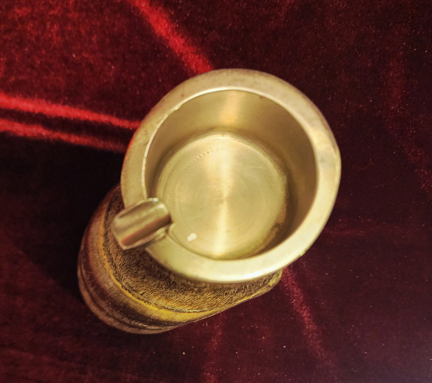 Vintage Taxidermy Zebra Hoof Ashtray