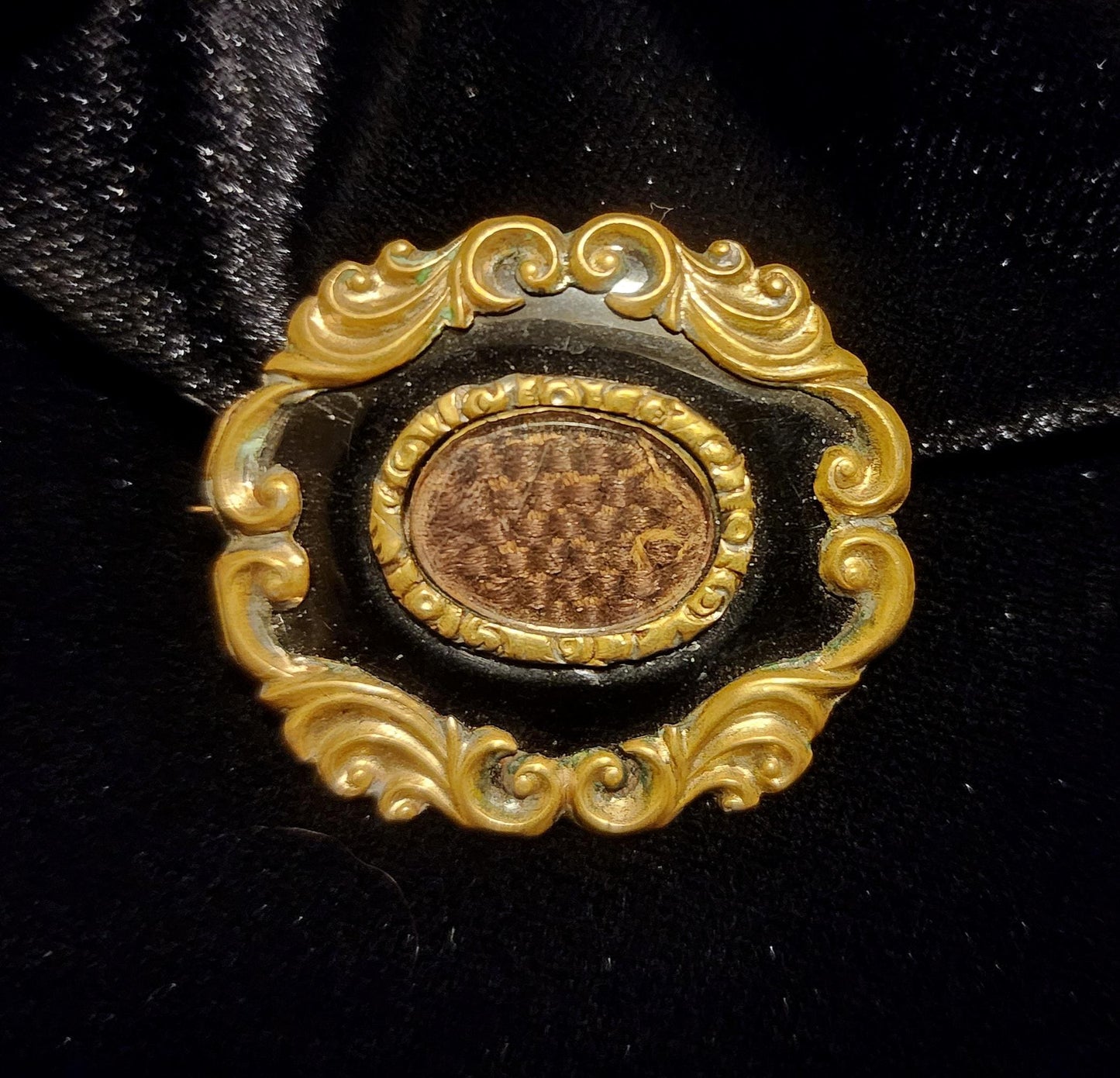 Mourning Hair Brooch/Pin