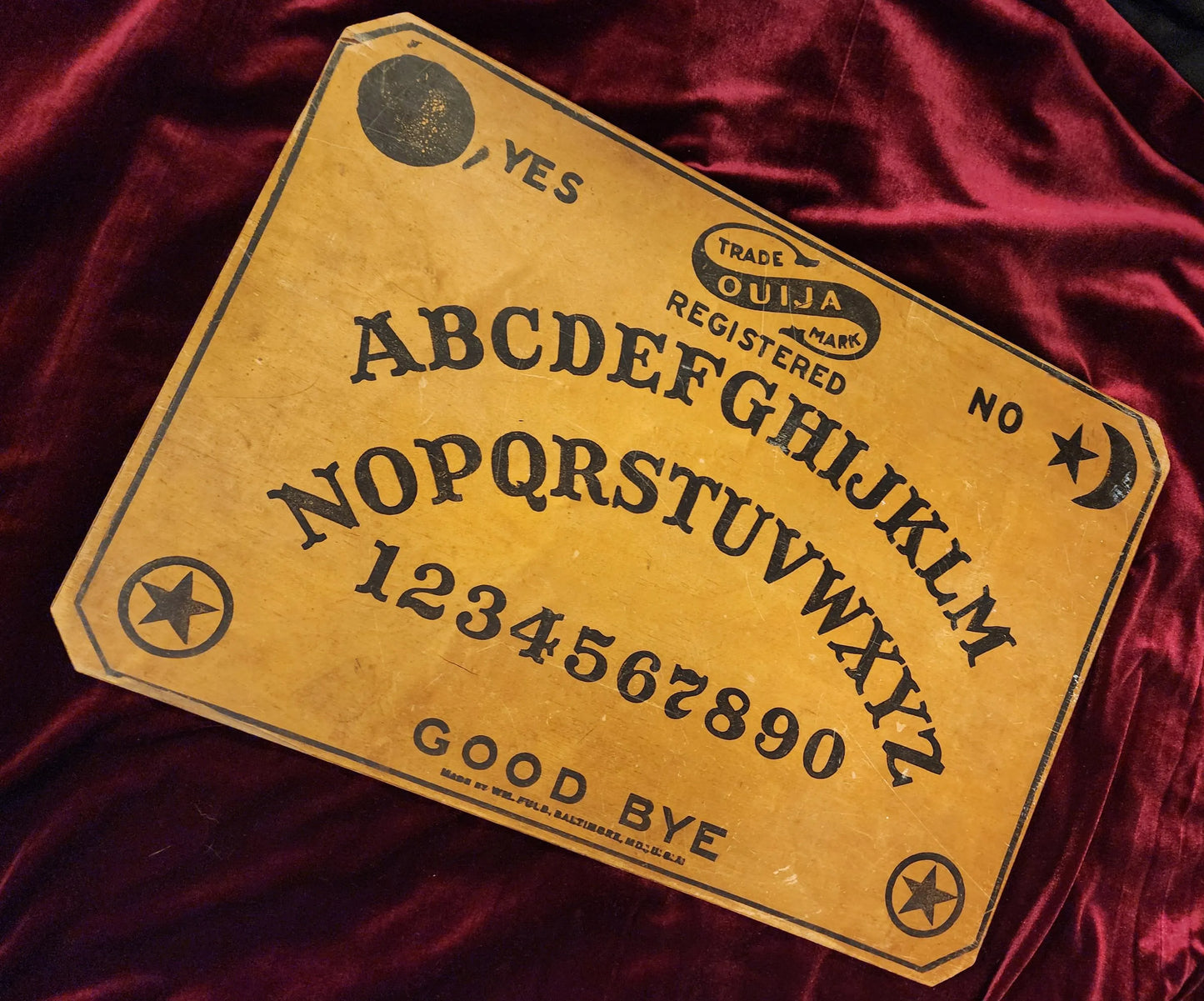 Antique 1910's-1920's William Fuld Ouija Board