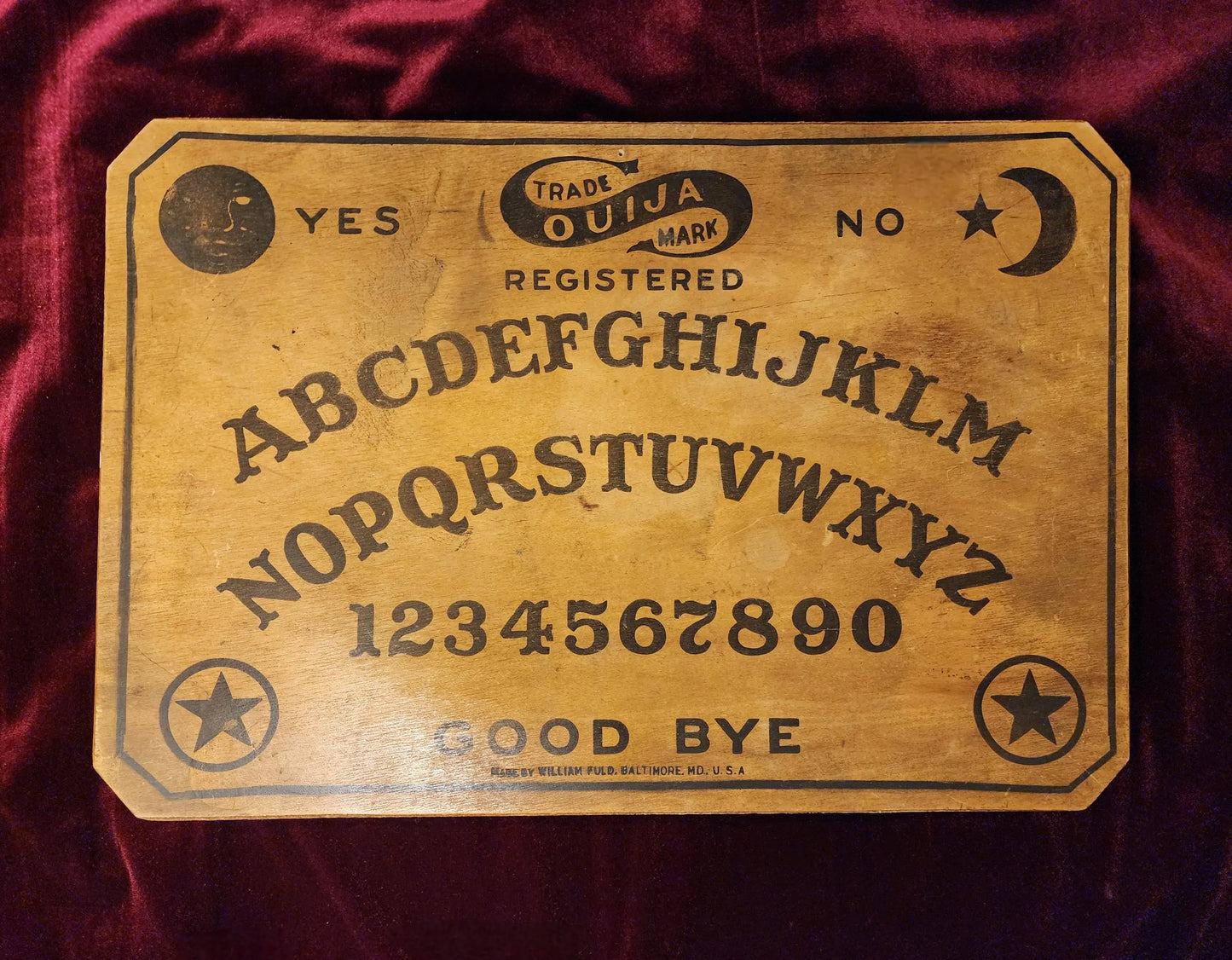 Antique 1910's-1920's William Fuld Ouija Board