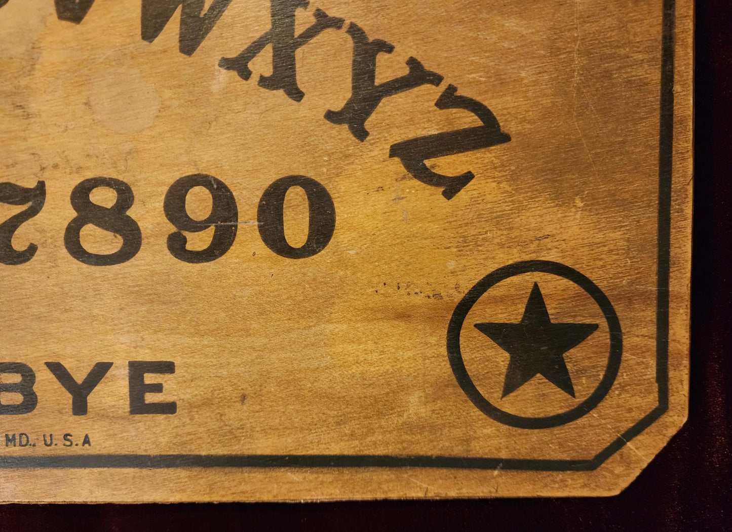 Antique 1910's-1920's William Fuld Ouija Board