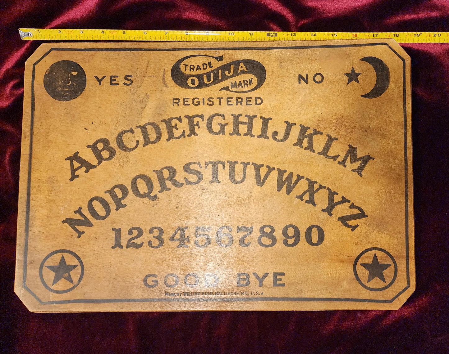 Antique 1910's-1920's William Fuld Ouija Board