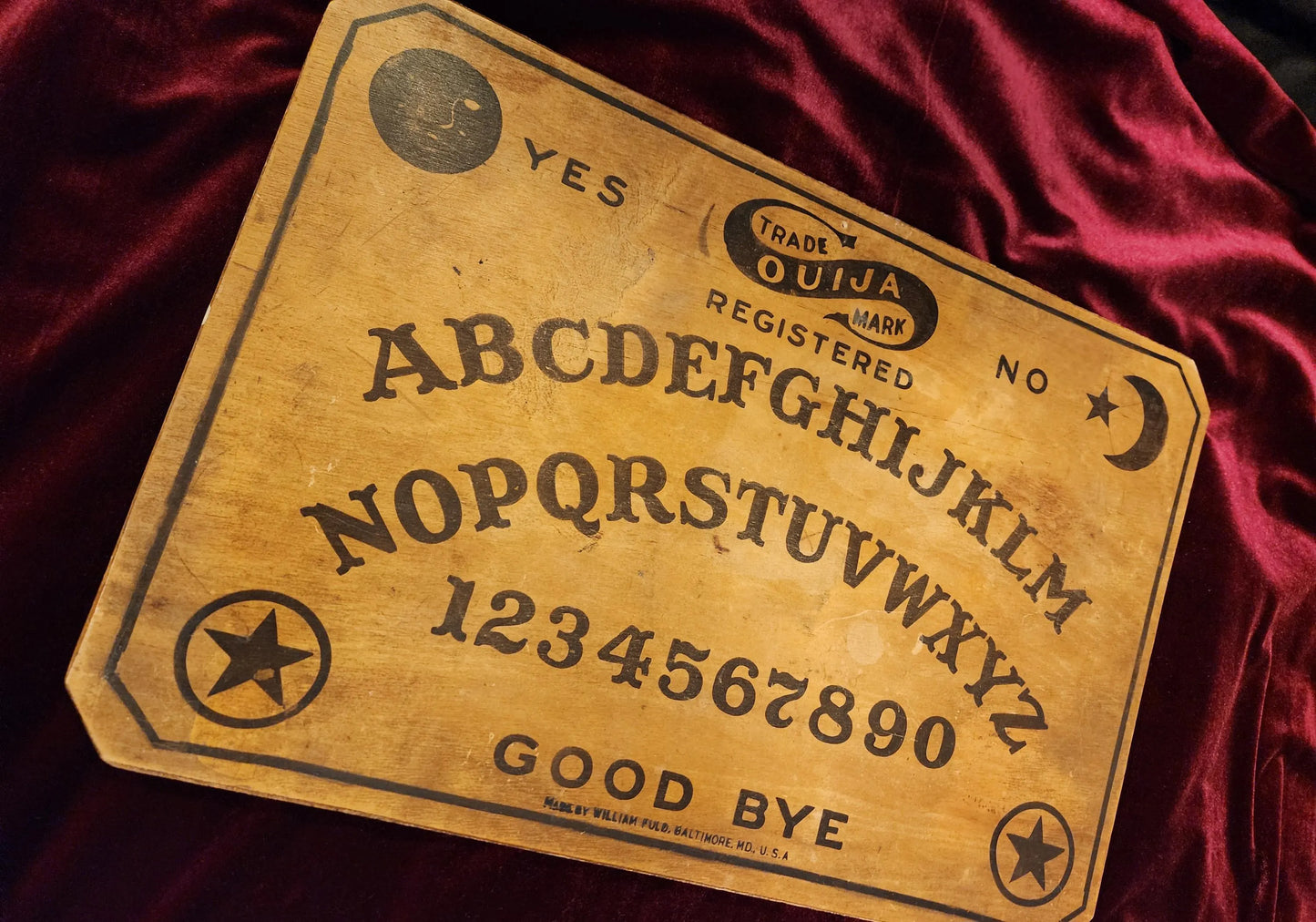 Antique 1910's-1920's William Fuld Ouija Board