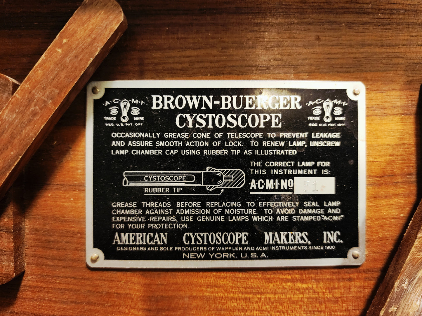 Antique Cystoscope Medical Device