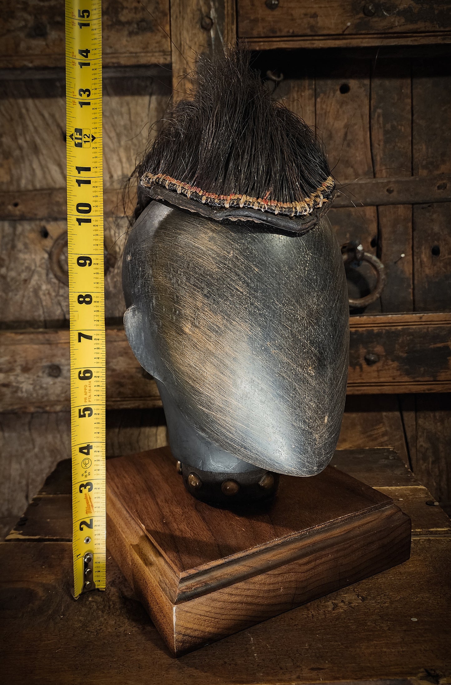 Native American Crow Porcupine Hair Roach