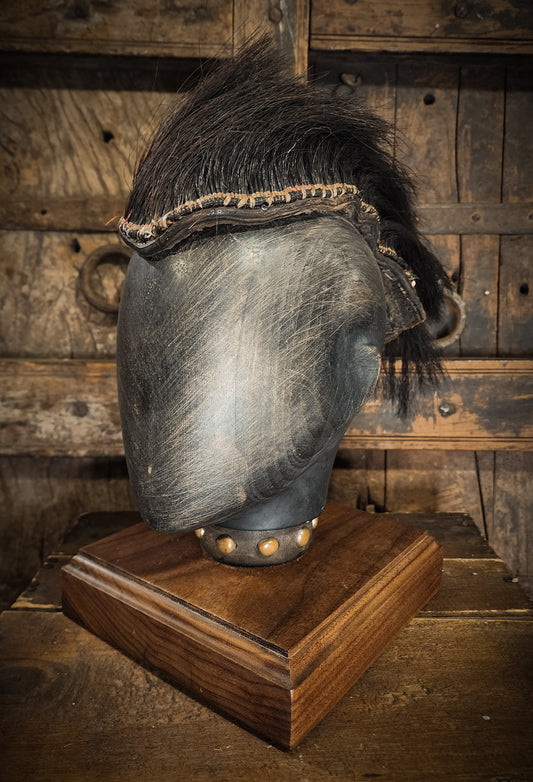 Native American Crow Porcupine Hair Roach