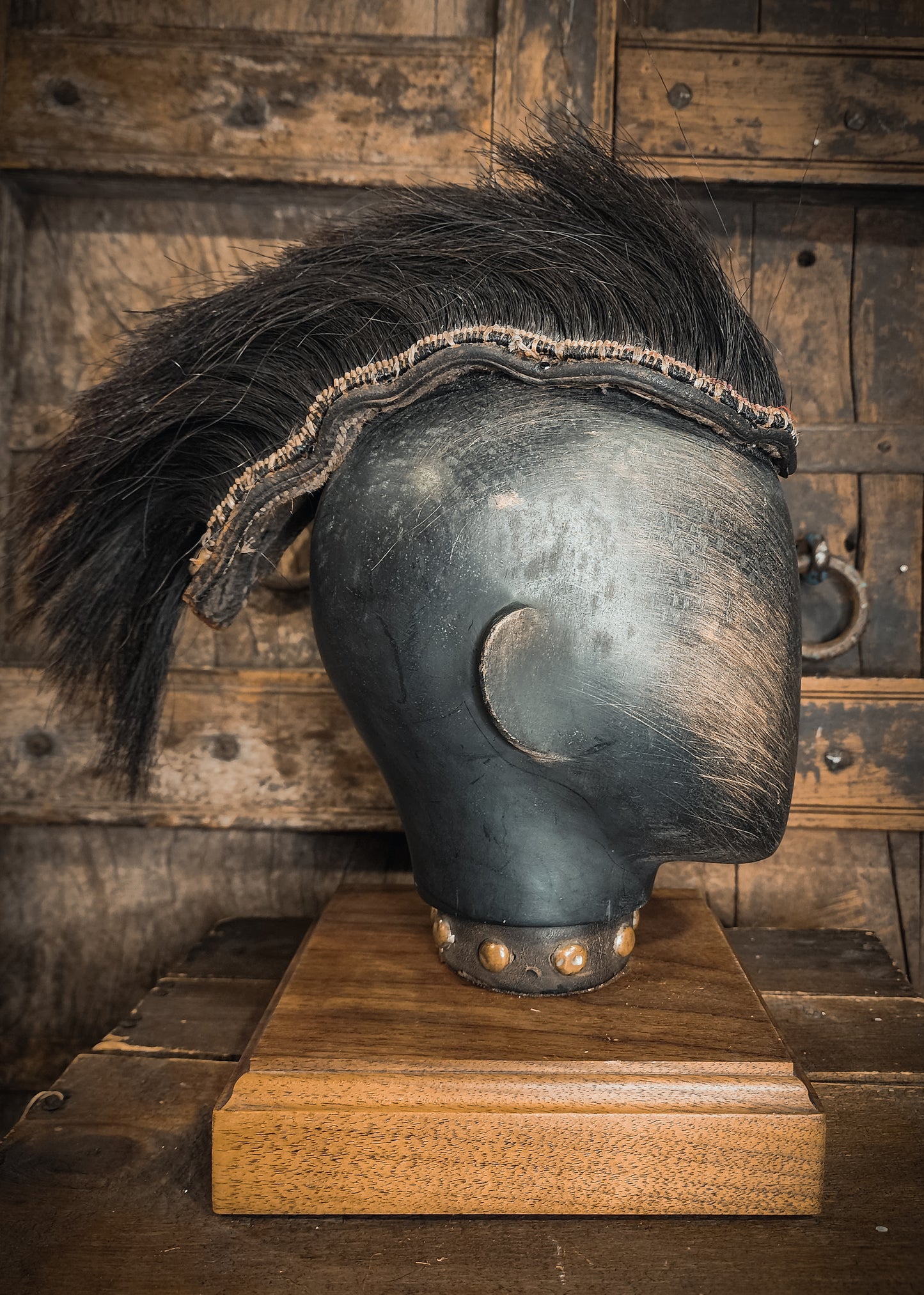 Native American Crow Porcupine Hair Roach