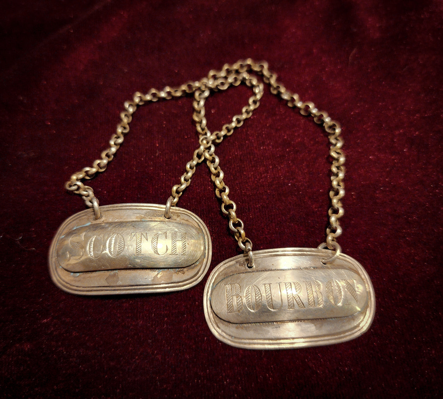 Antique Decanter Labels