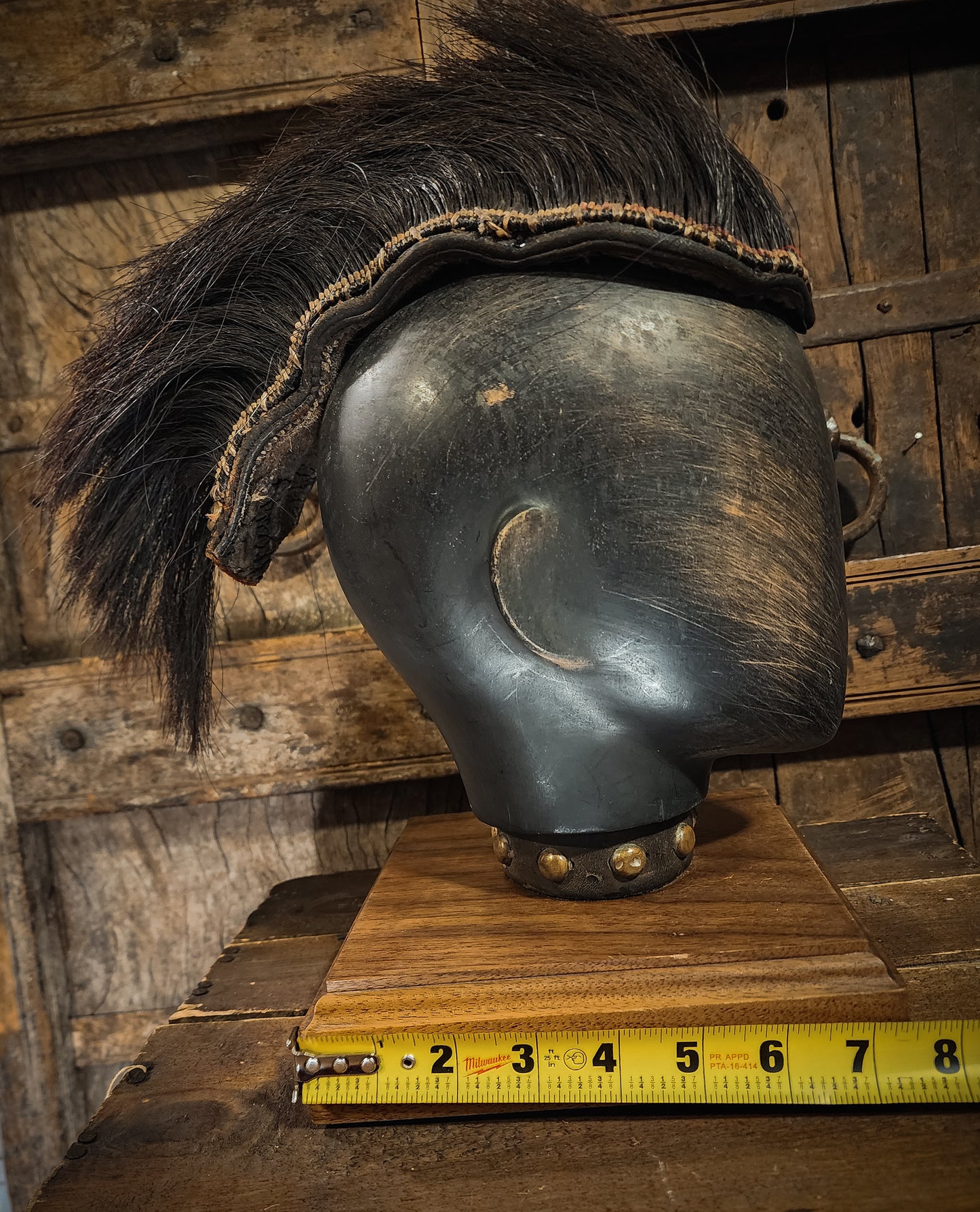 Native American Crow Porcupine Hair Roach
