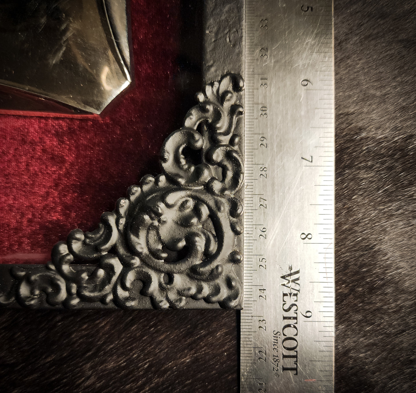 Framed, Antique Casket/Coffin Plaque