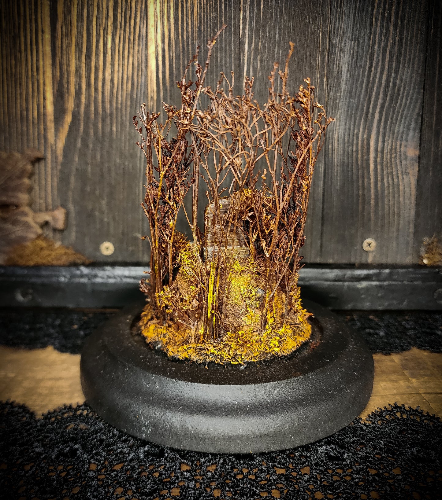 Miniature Cemetery Glass Display Dome