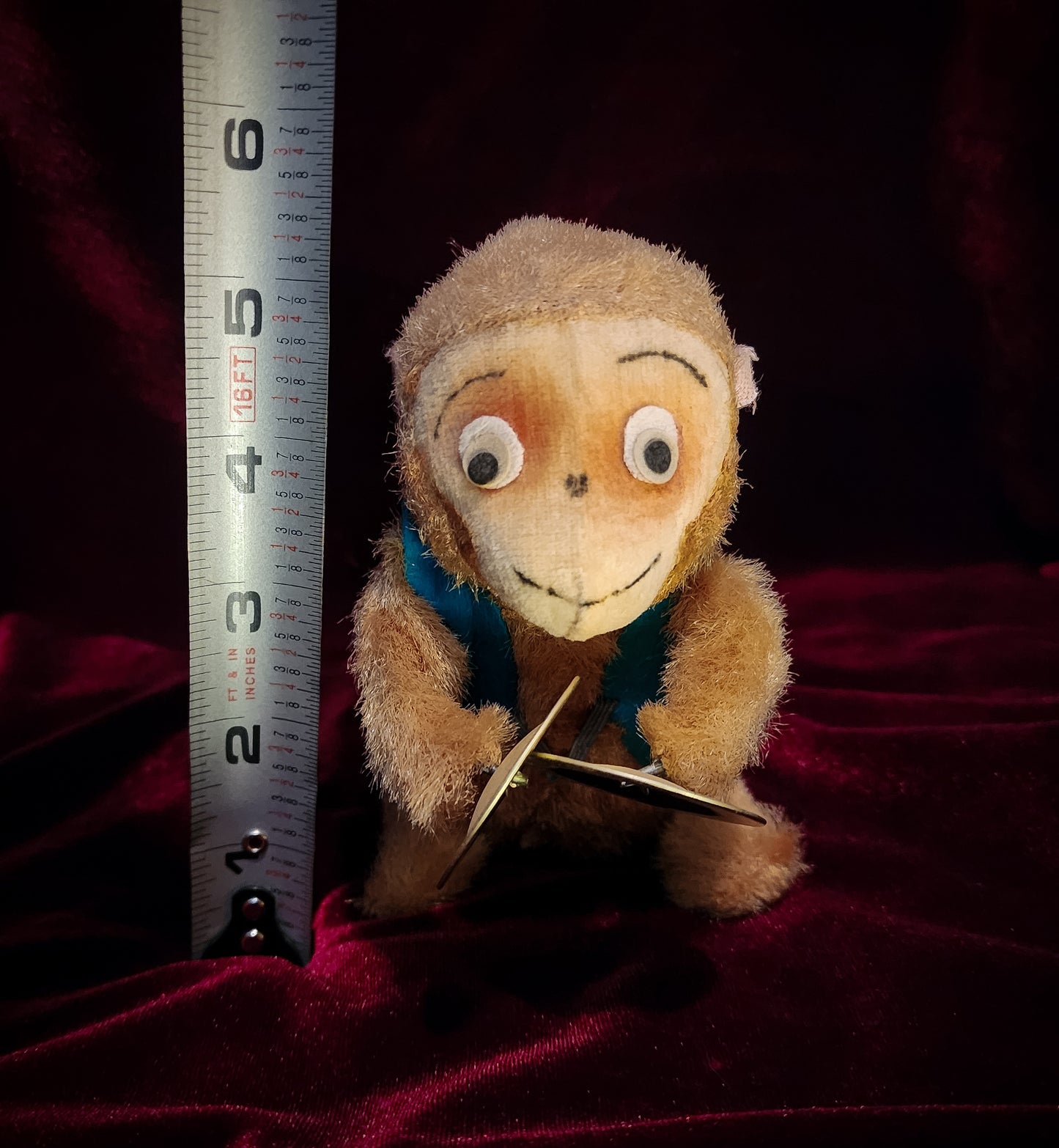 Vintage 1950's/1960's Cymbal Monkey
