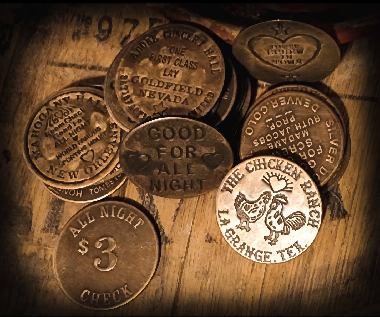 Saloon Tokens/Brothel Coins