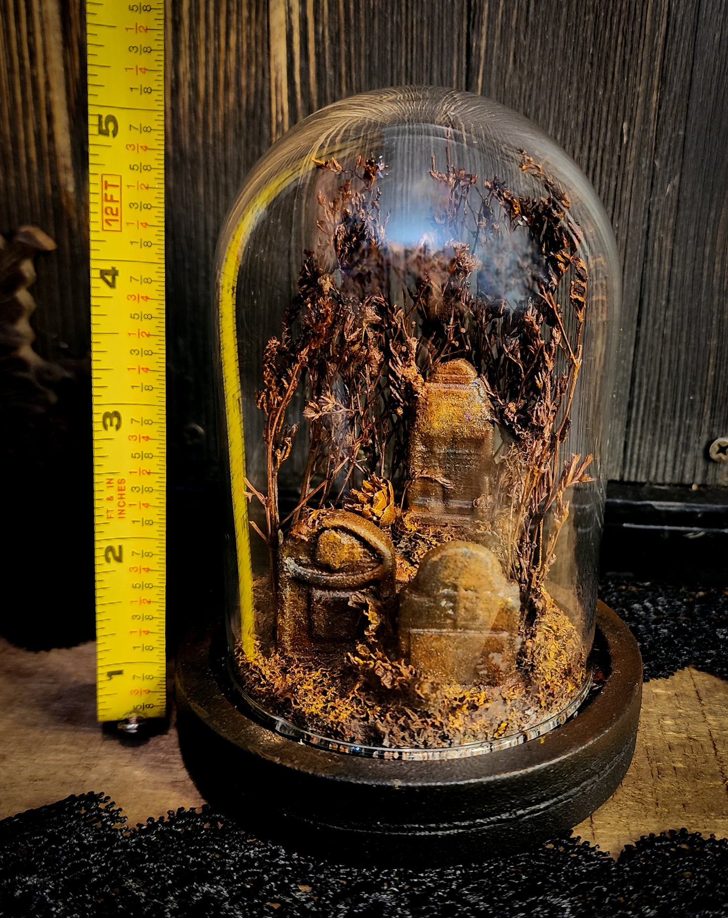 Miniature Cemetery Glass Display Dome