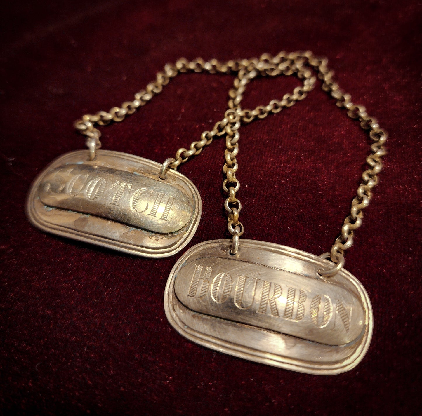 Antique Decanter Labels