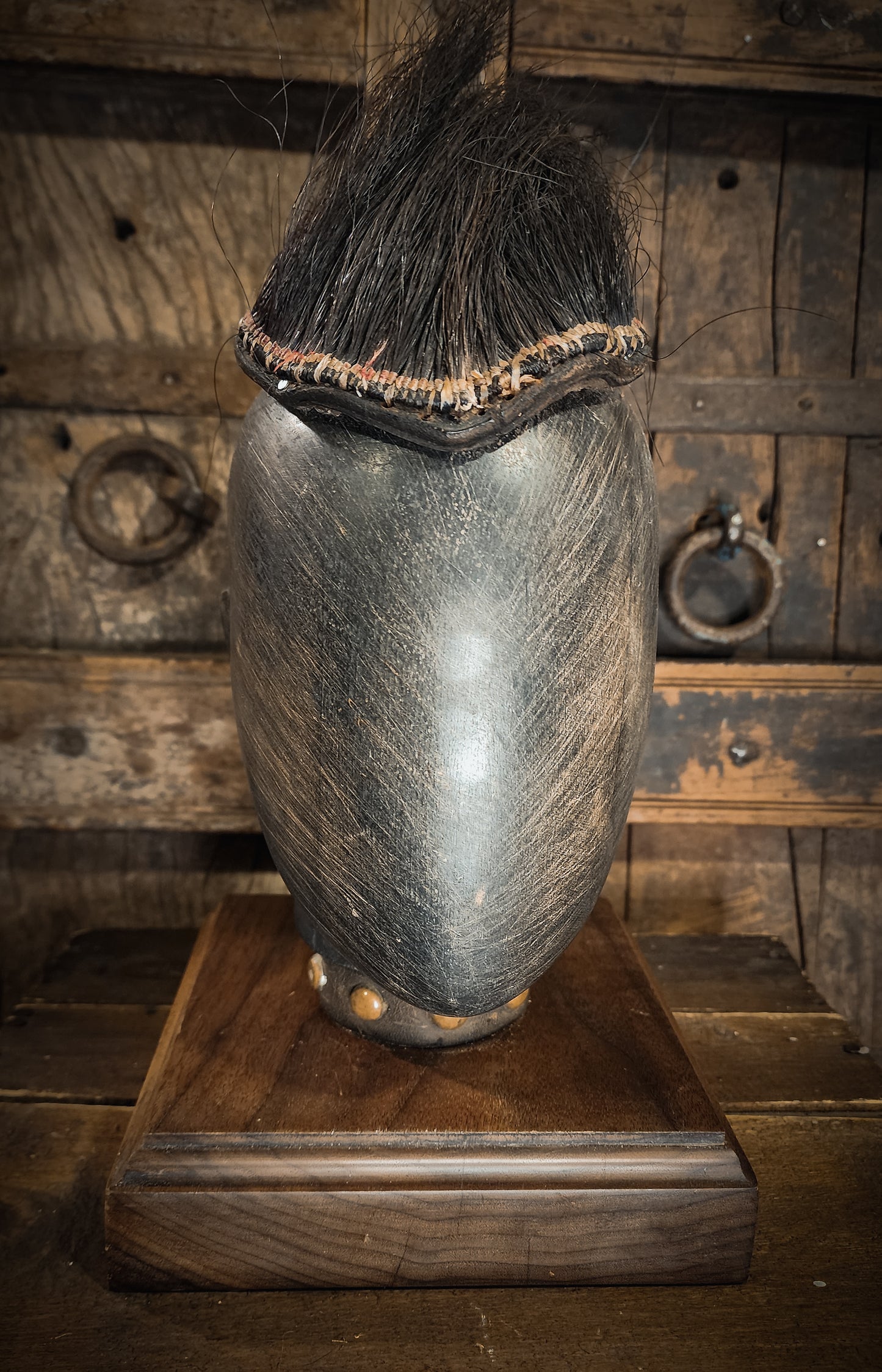 Native American Crow Porcupine Hair Roach
