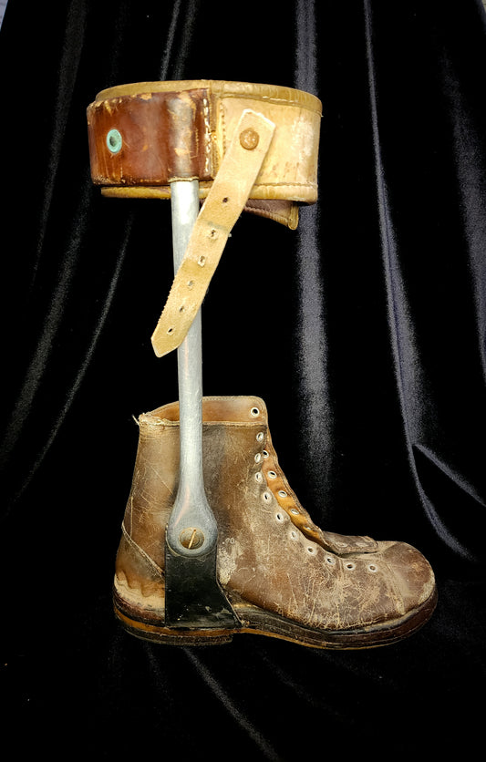 Antique Medical Child's Polio Leg Brace