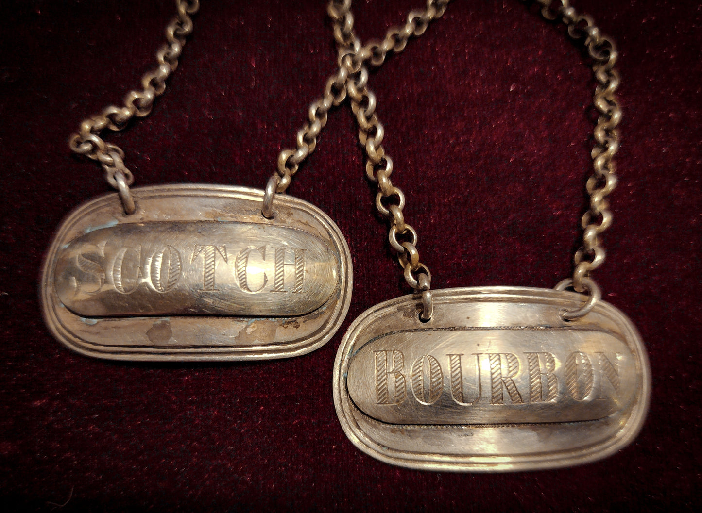 Antique Decanter Labels