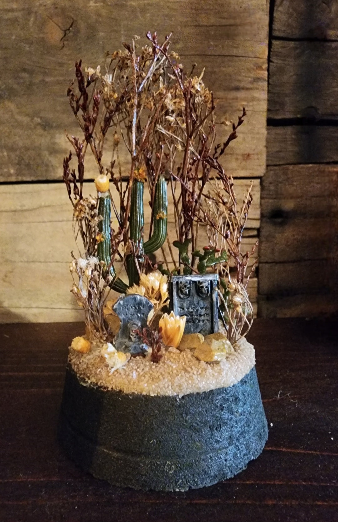 Custom Miniature Cemetery/Headstone Dome