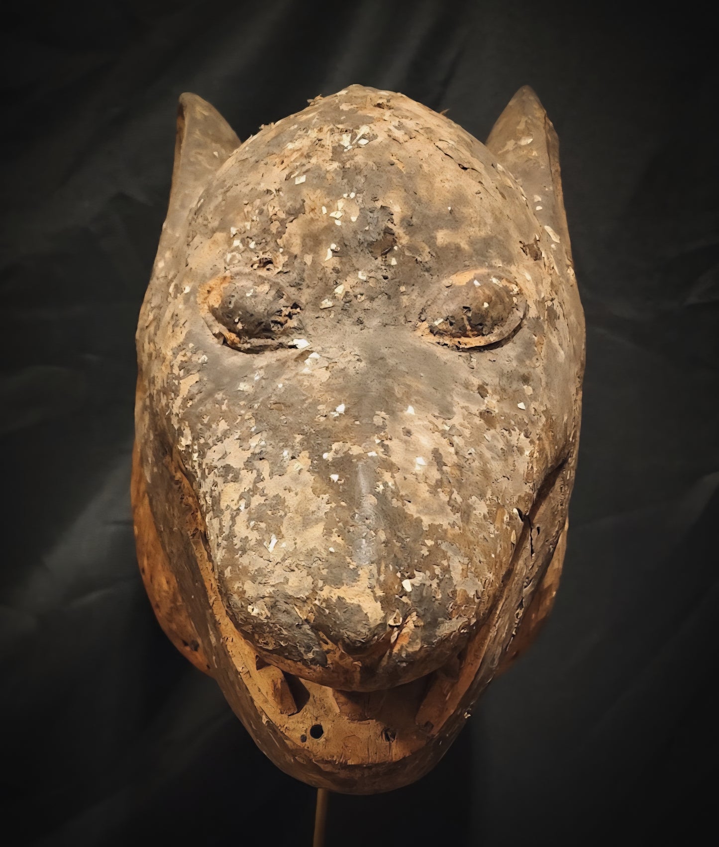Authentic Tribal Wooden Hyena Mask