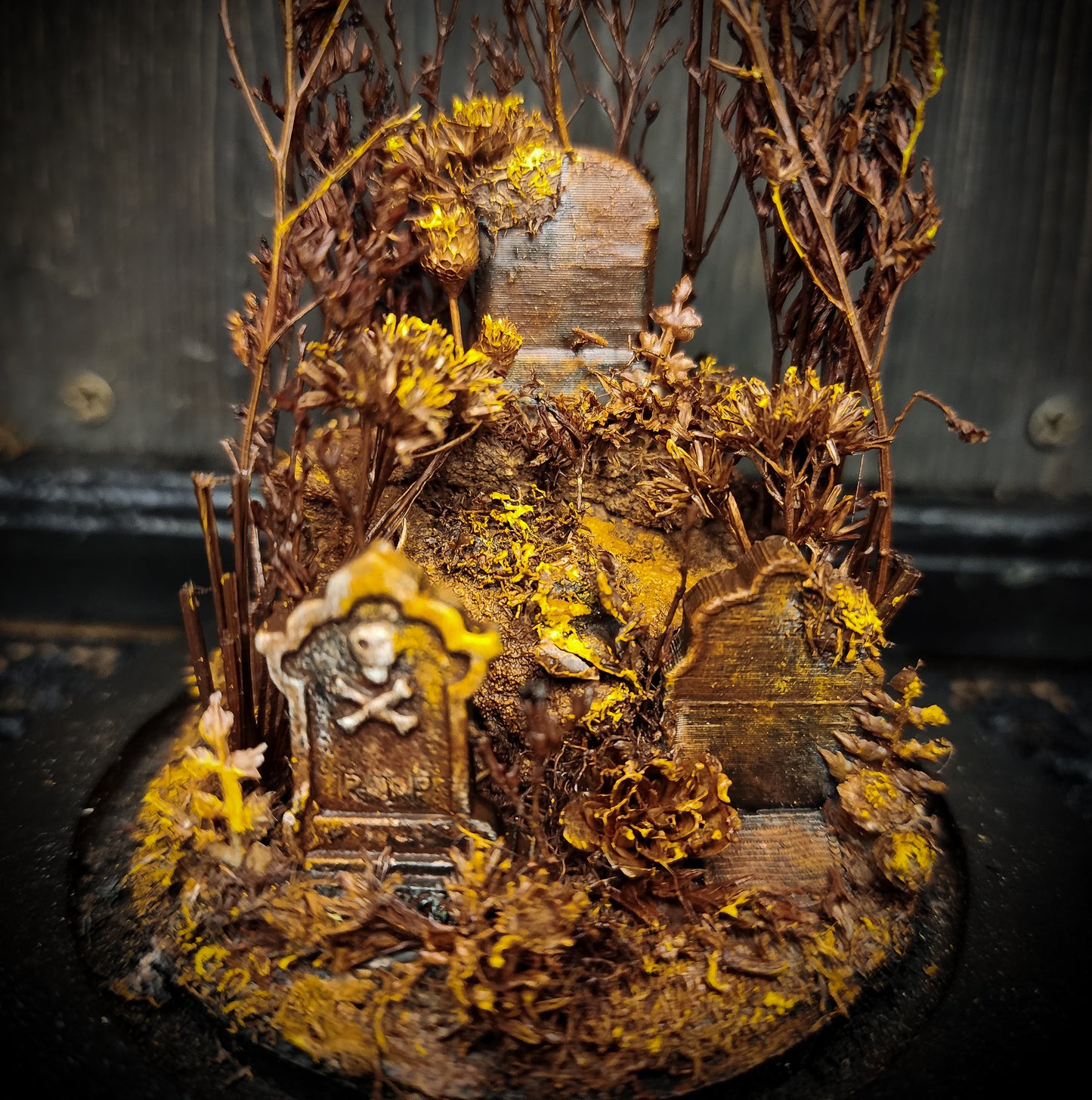 Miniature Cemetery Glass Display Dome