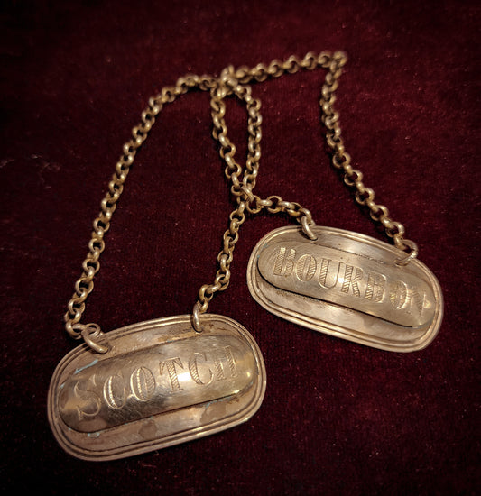 Antique Decanter Labels